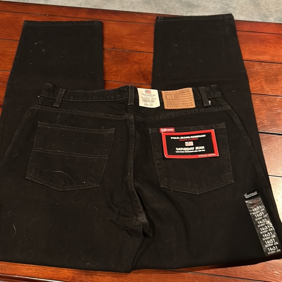 NWT Polo Jeans Company Ralph Lauren Black Saturday Jean 14x31 Vintage - Picture 3 of 16